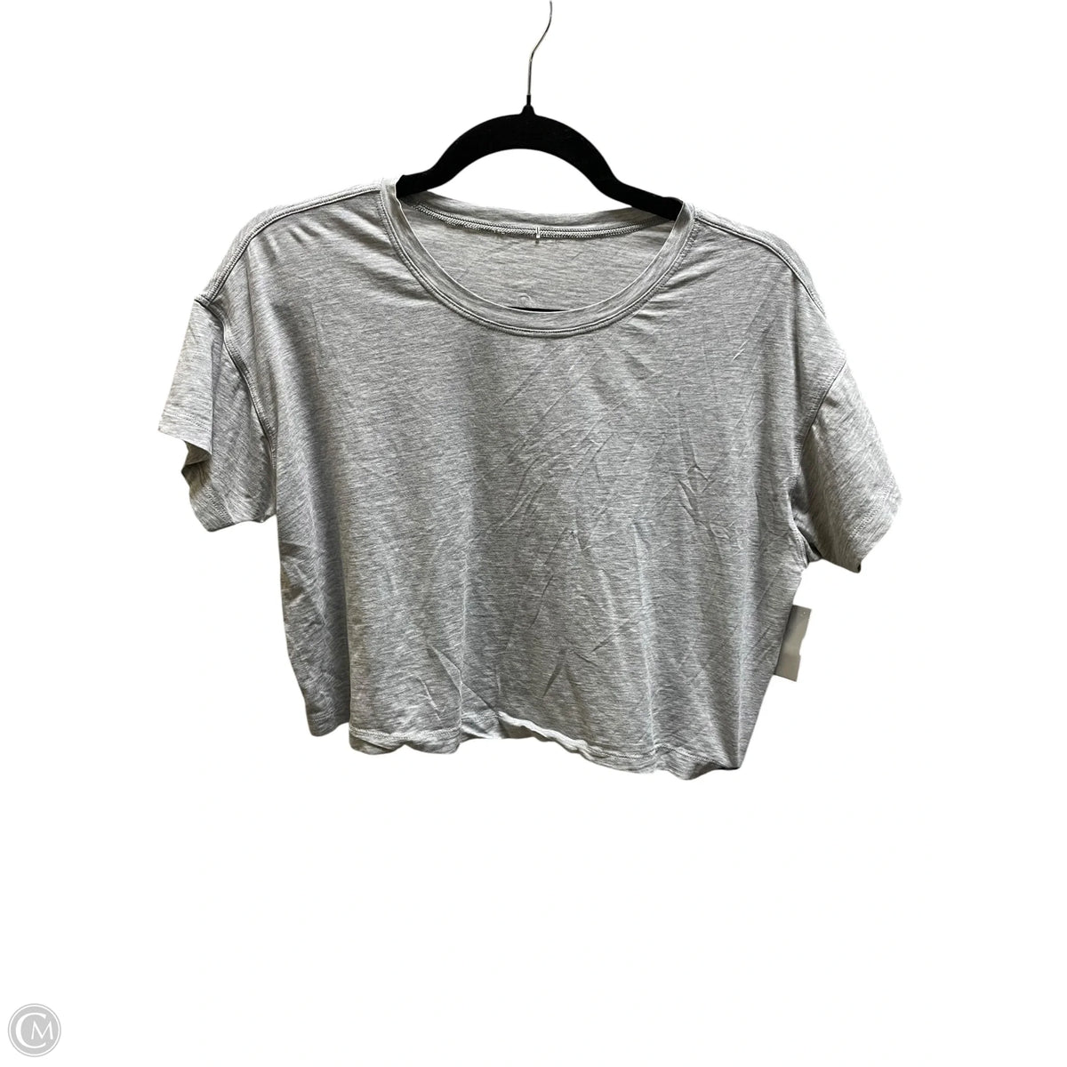 Athletic Top Short Sleeve By Clothes Mentor In Grey, Size: S