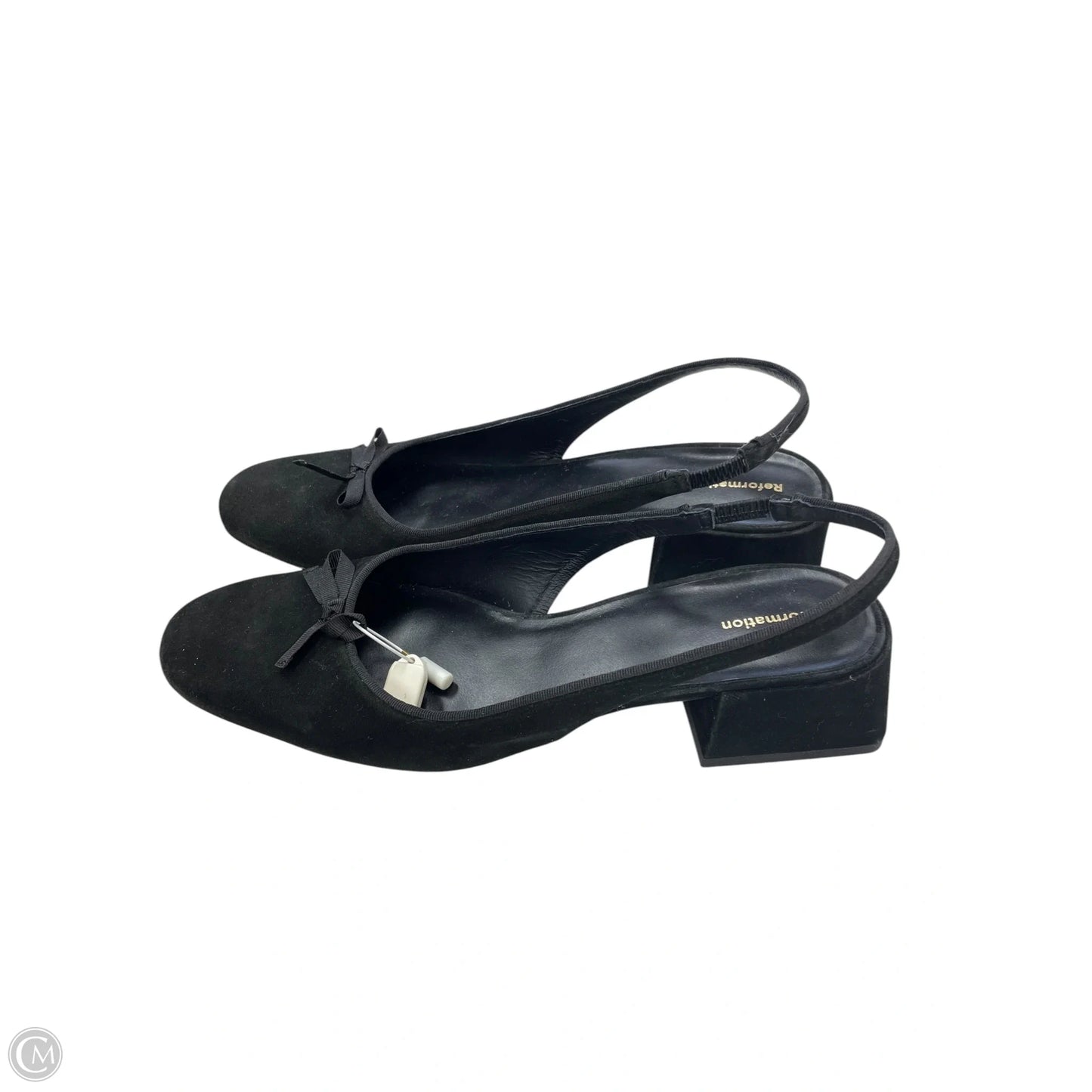 Shoes Heels Block By Reformation In Black, Size: 10