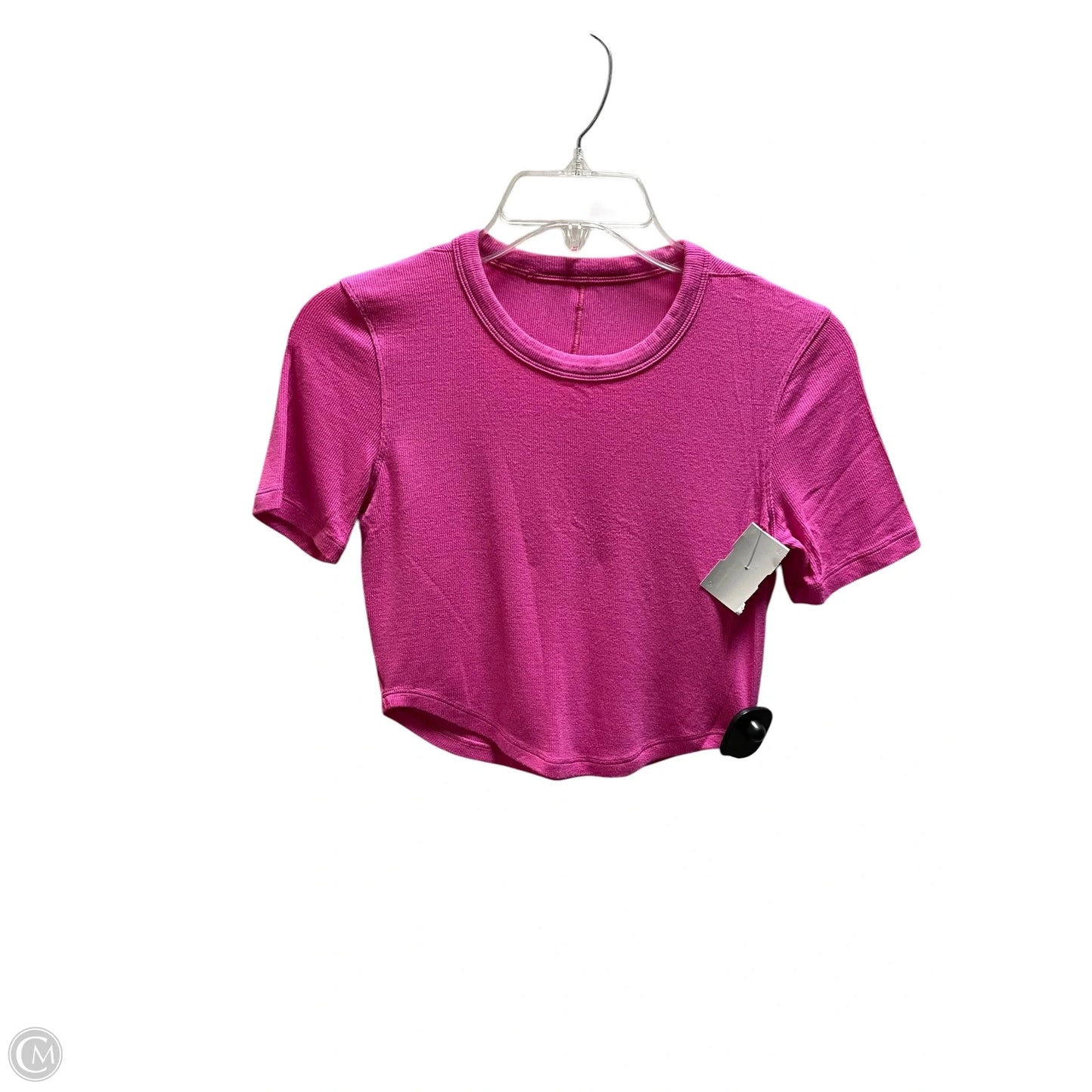 Top Short Sleeve By Lululemon In Pink, Size: 2