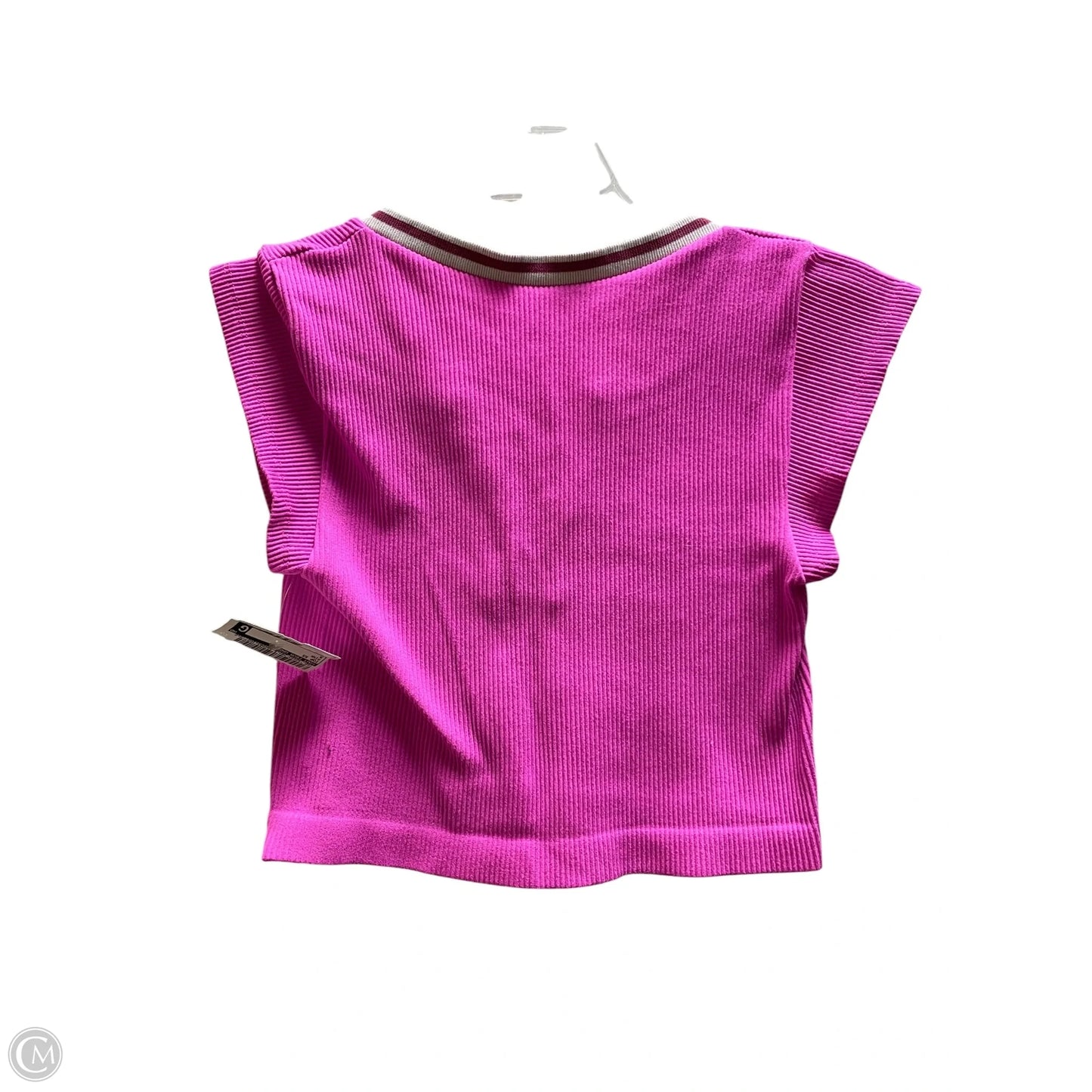 Top Short Sleeve By Out From Under In Pink, Size: M