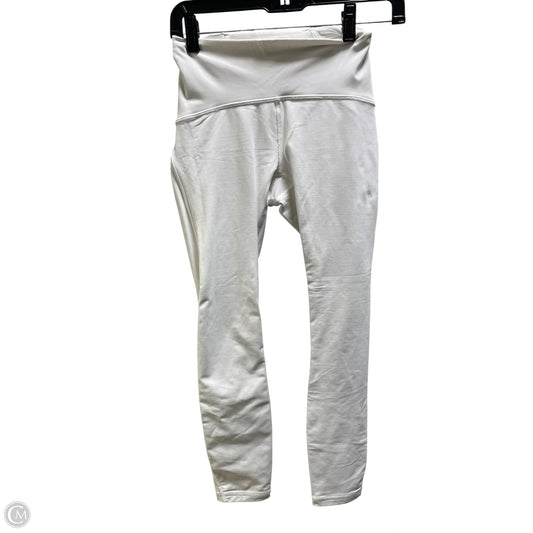 Athletic Pants By Lululemon In White, Size: 4