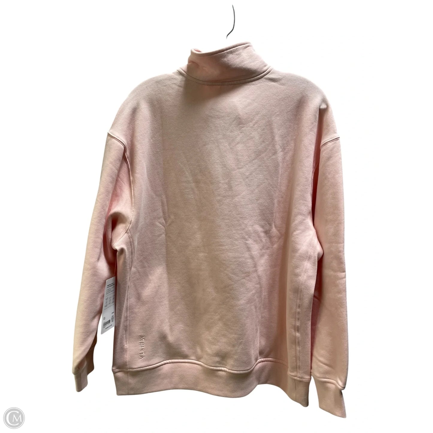 Sweatshirt Collar By Athleta In Pink, Size: M