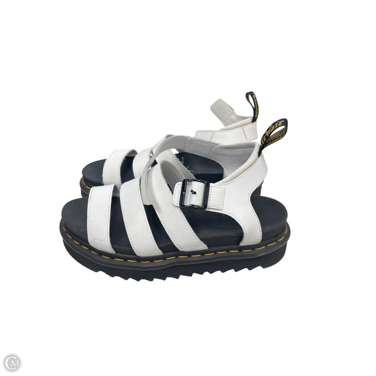 Sandals Designer By Dr Martens In White, Size: 9