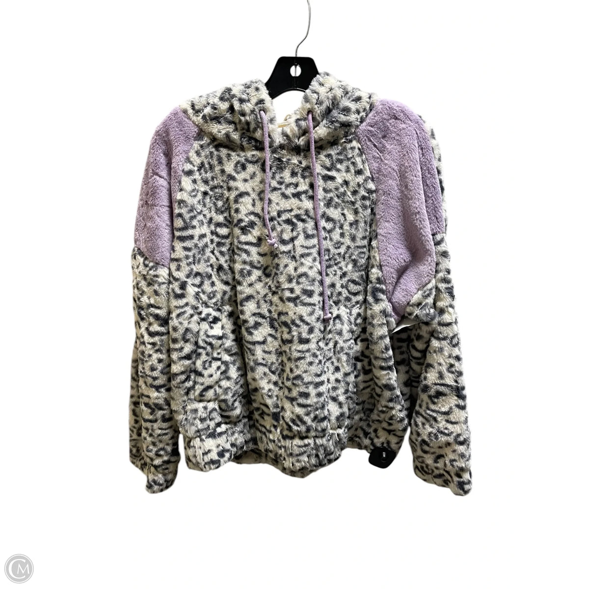 Sweatshirt Hoodie By Hem & Thread In Animal Print, Size: S