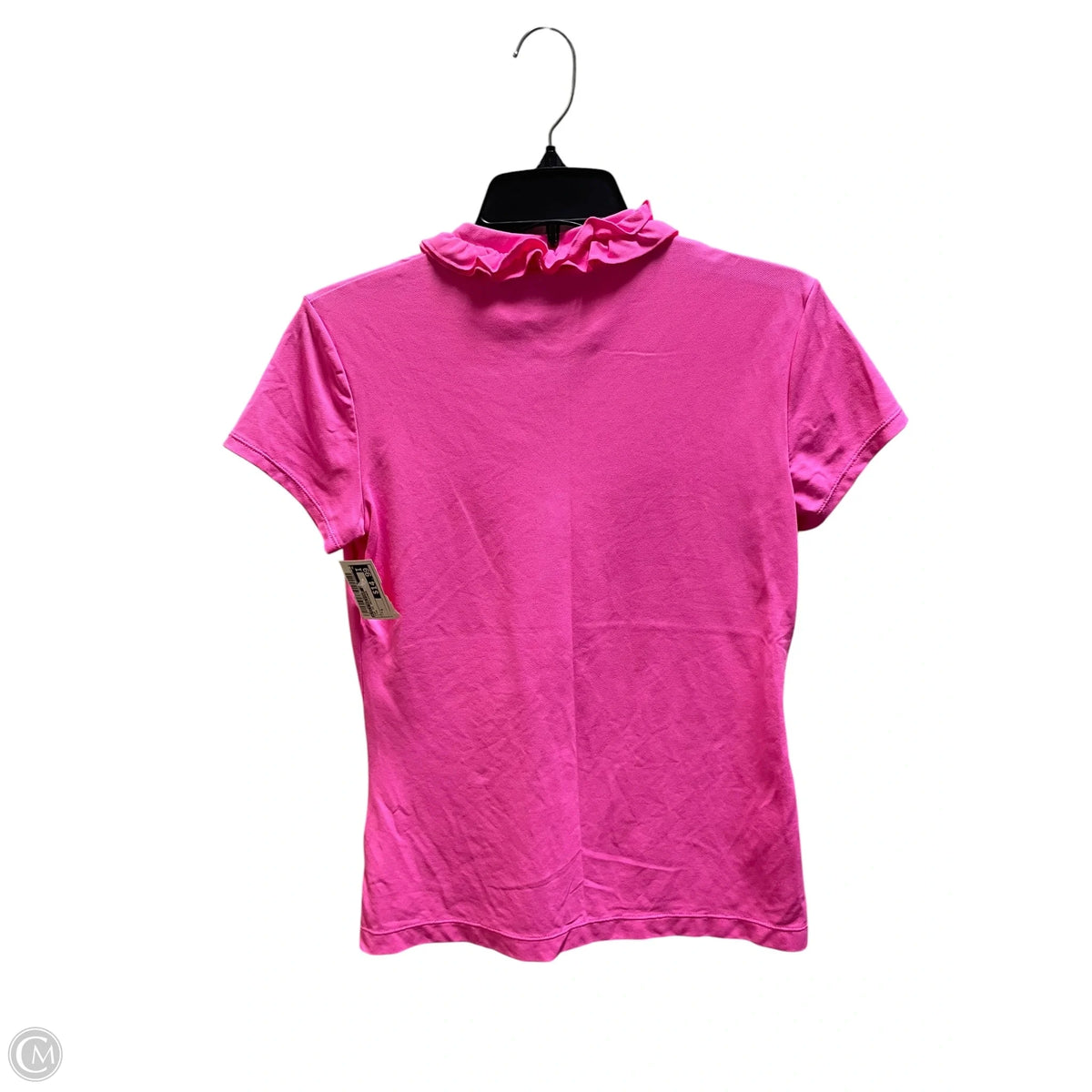 Top Short Sleeve Designer By Lilly Pulitzer In Pink, Size: S