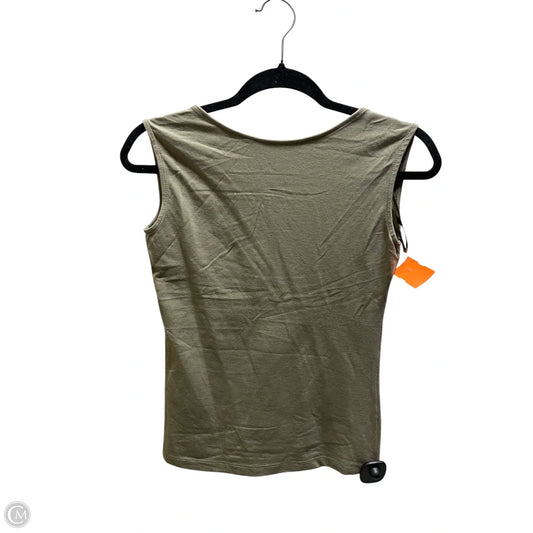 Top Sleeveless By Madewell In Green, Size: S
