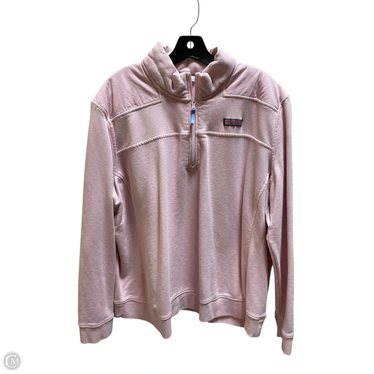 Top Long Sleeve By Vineyard Vines In Pink, Size: 3x