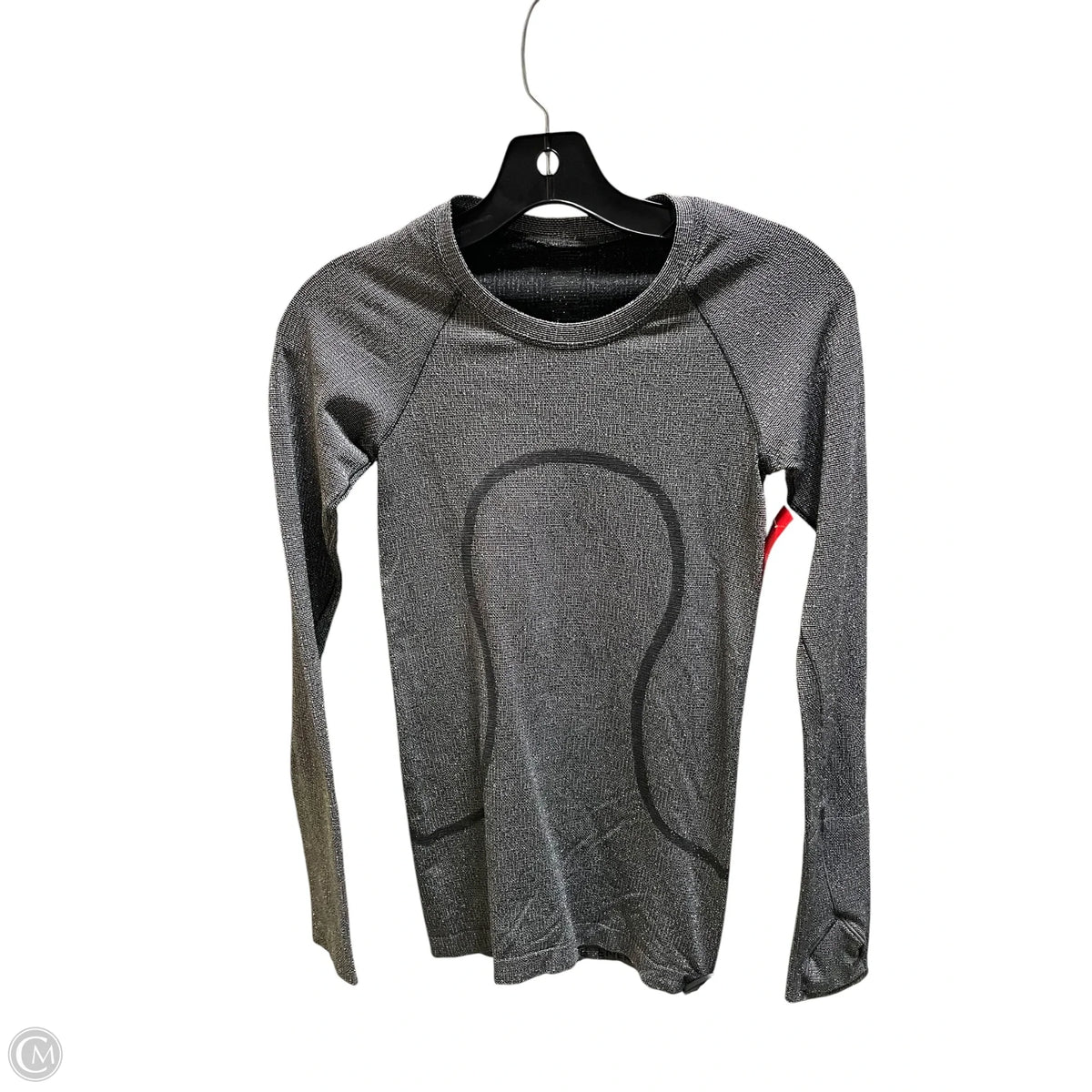 Athletic Top Long Sleeve Crewneck By Lululemon In Grey, Size: 2