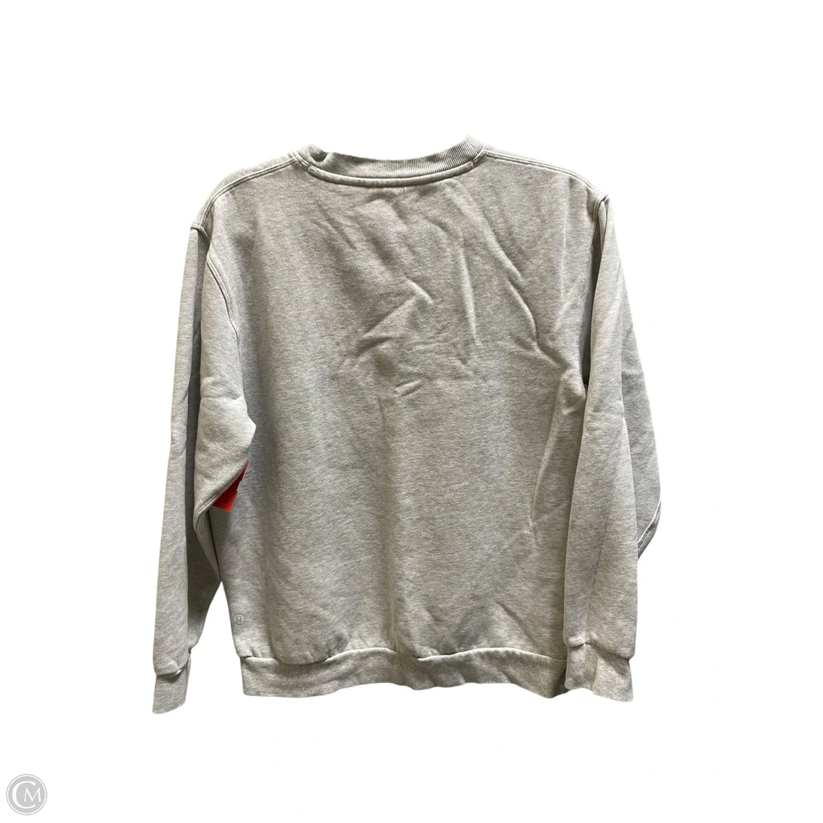 Athletic Sweatshirt Crewneck By Lululemon In Grey, Size: S