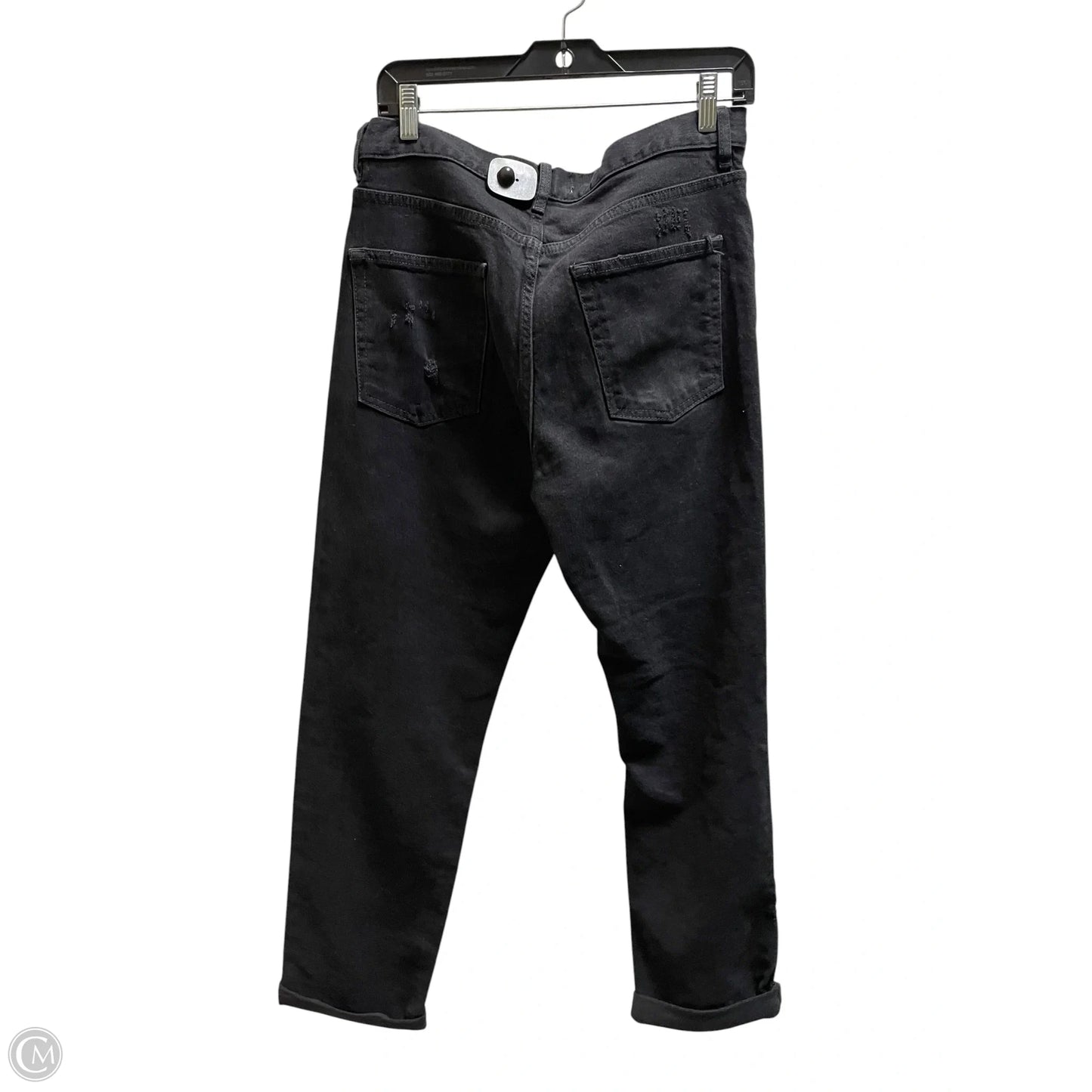 Jeans Straight By We The Free In Black Denim, Size: 6