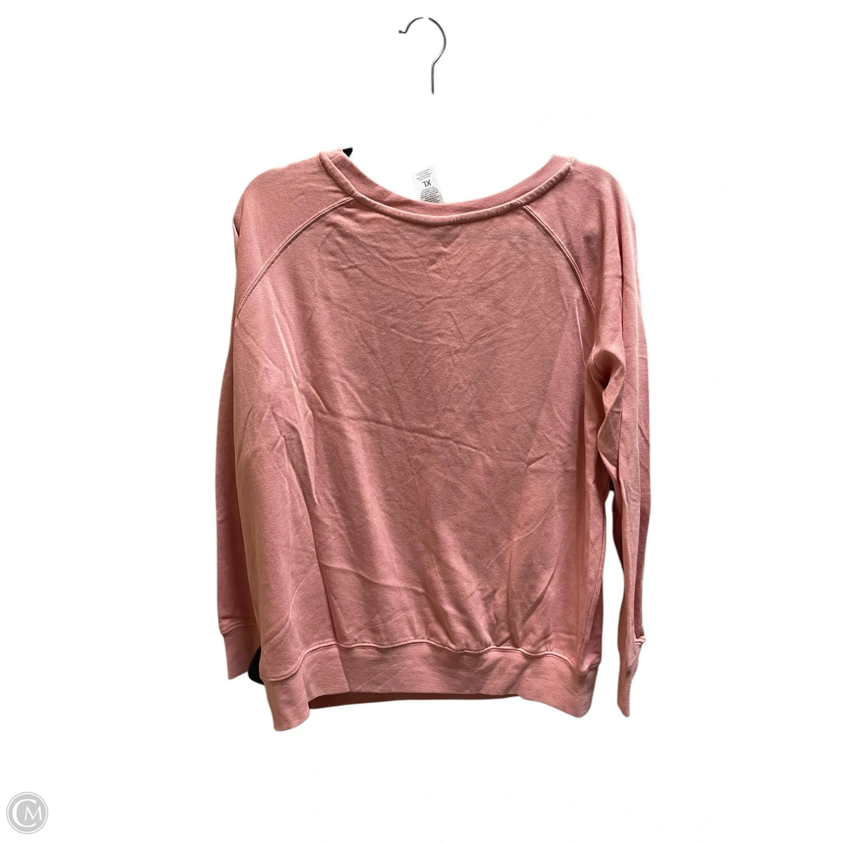 Top Long Sleeve By Clothes Mentor In Pink, Size: Xl