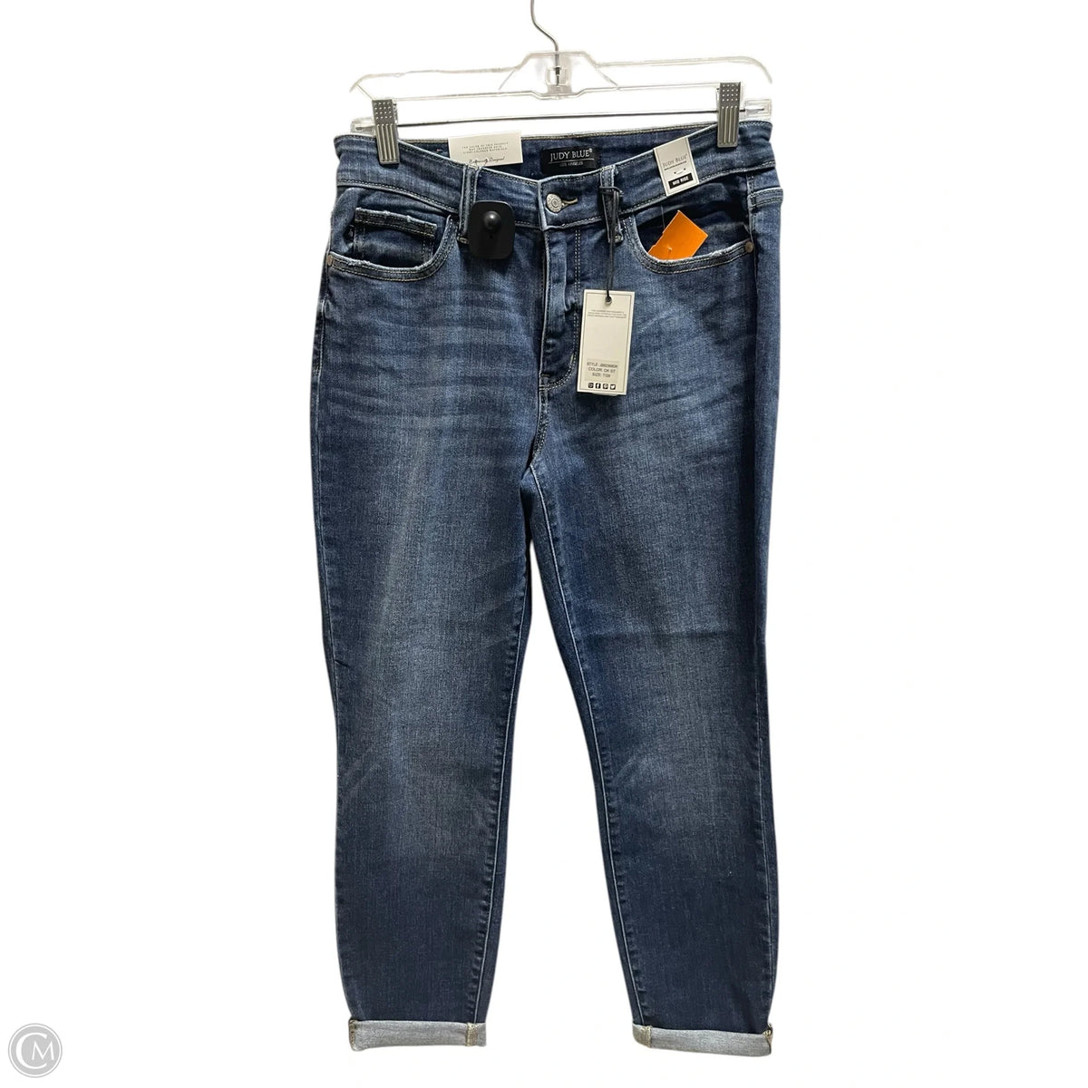 Jeans Skinny By Judy Blue In Blue, Size: 6