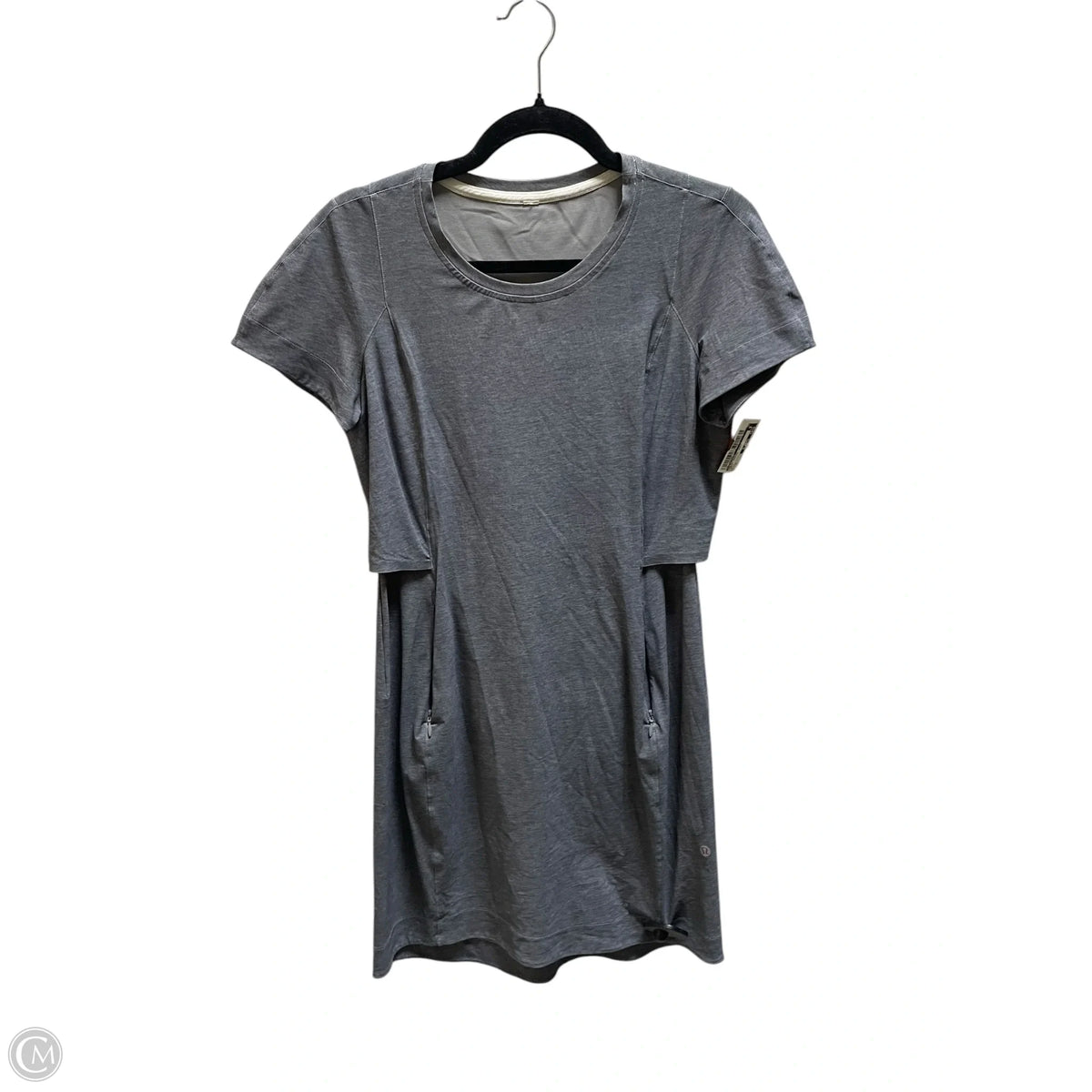 Dress Casual Midi By Lululemon In Grey, Size: 6