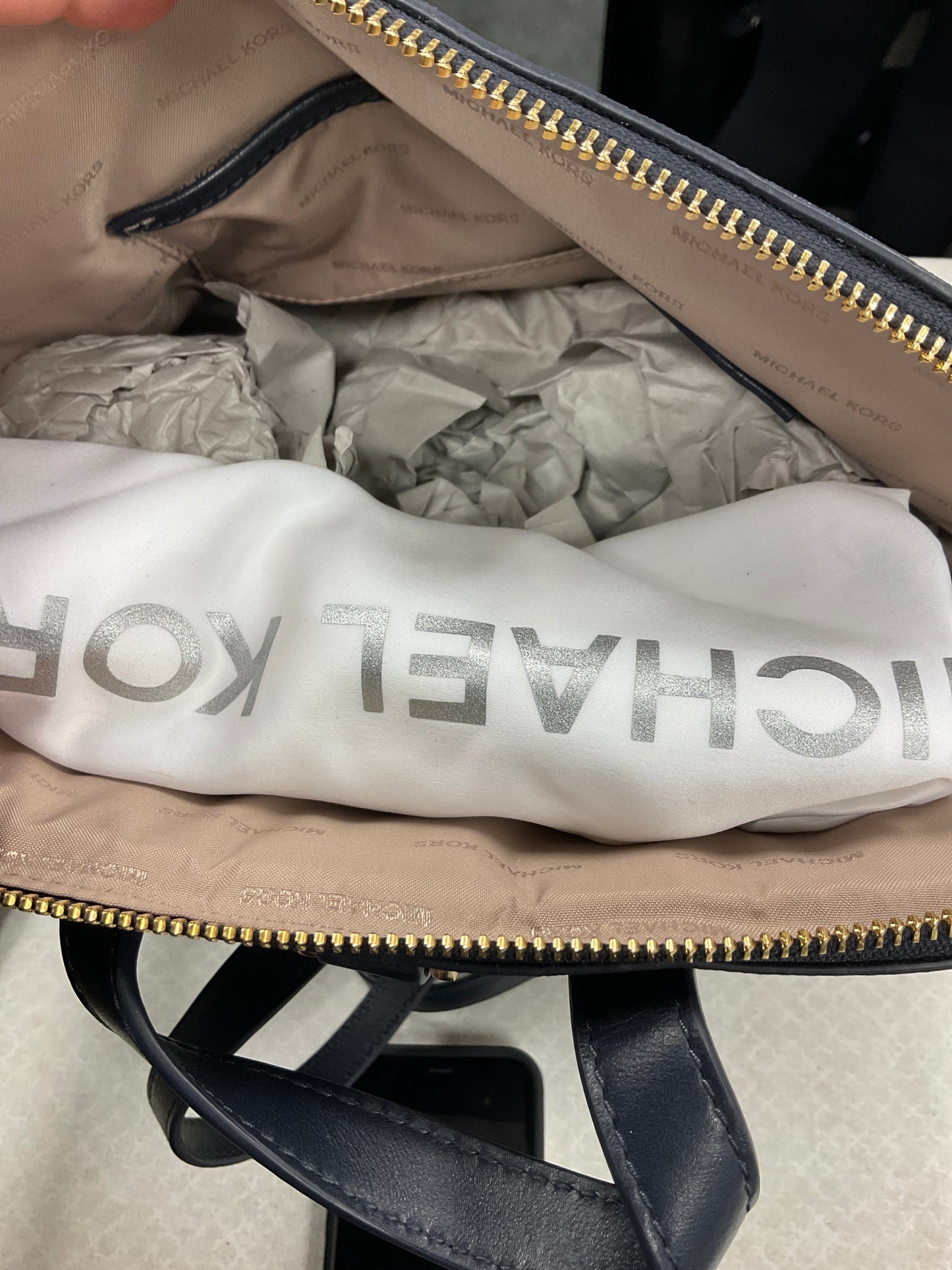 Backpack Designer By Michael Kors, Size: Large