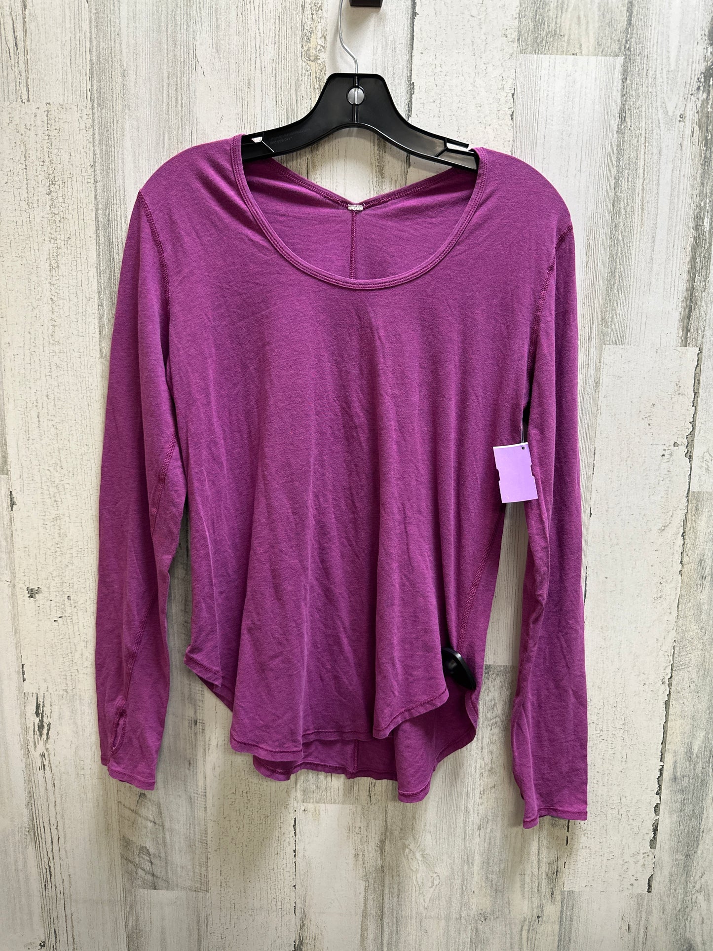 Athletic Top Long Sleeve Crewneck By Lululemon  Size: L